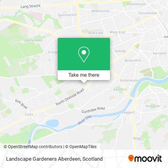 Landscape Gardeners Aberdeen map