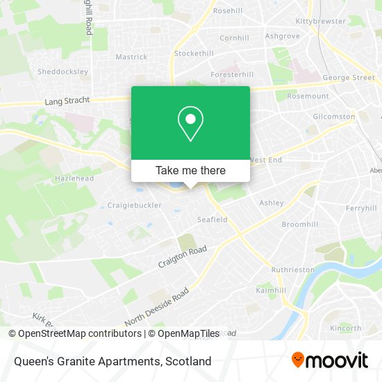 Queen's Granite Apartments map