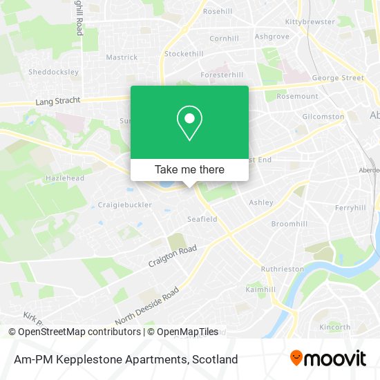 Am-PM Kepplestone Apartments map