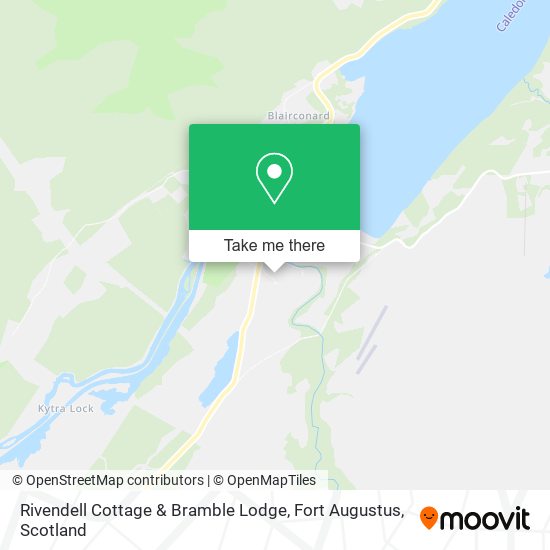 Rivendell Cottage & Bramble Lodge, Fort Augustus map