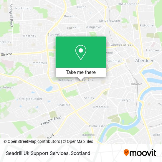 Seadrill Uk Support Services map