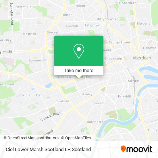 Ciel Lower Marsh Scotland LP map