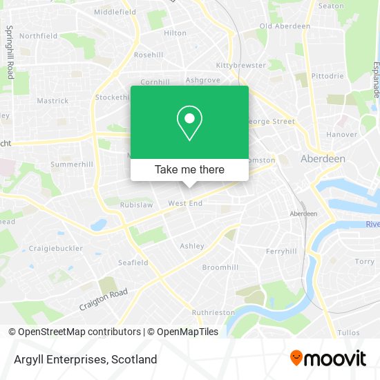 Argyll Enterprises map