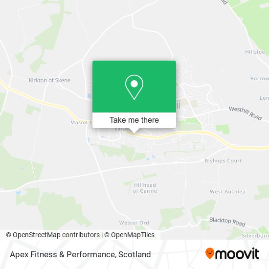 Apex Fitness & Performance map