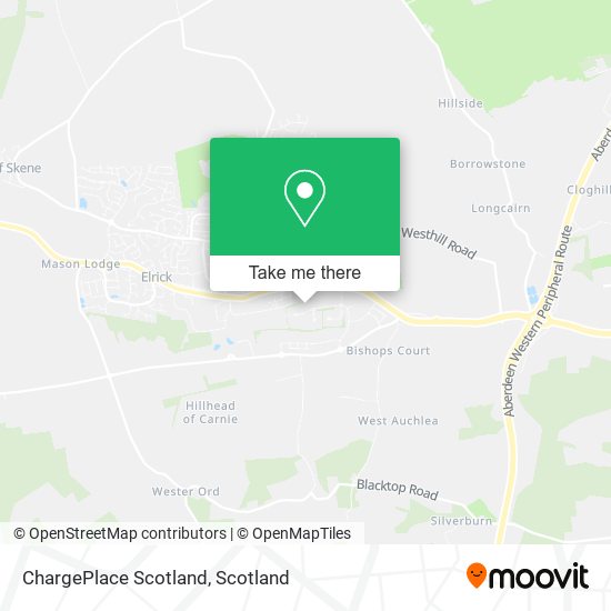 ChargePlace Scotland map