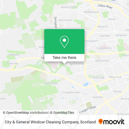 City & General Window Cleaning Company map