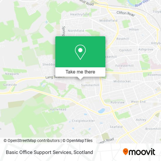 Basic Office Support Services map