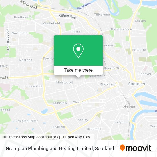 Grampian Plumbing and Heating Limited map