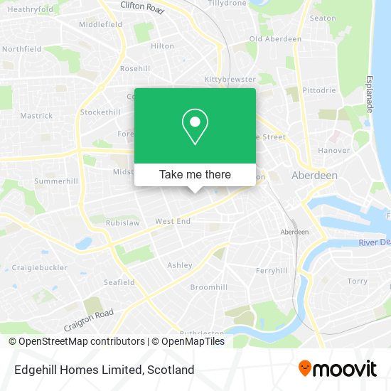 Edgehill Homes Limited map