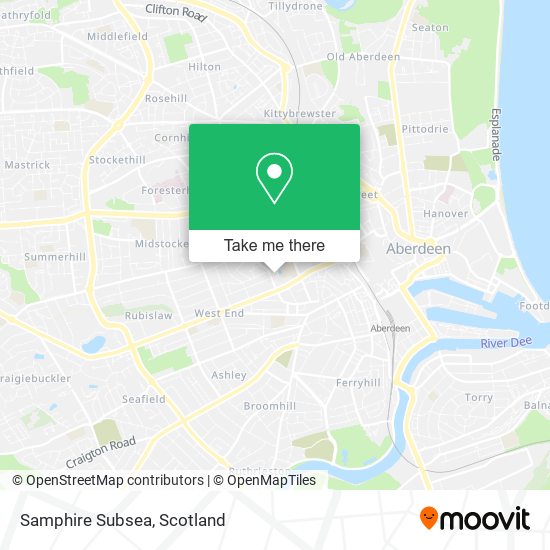 Samphire Subsea map