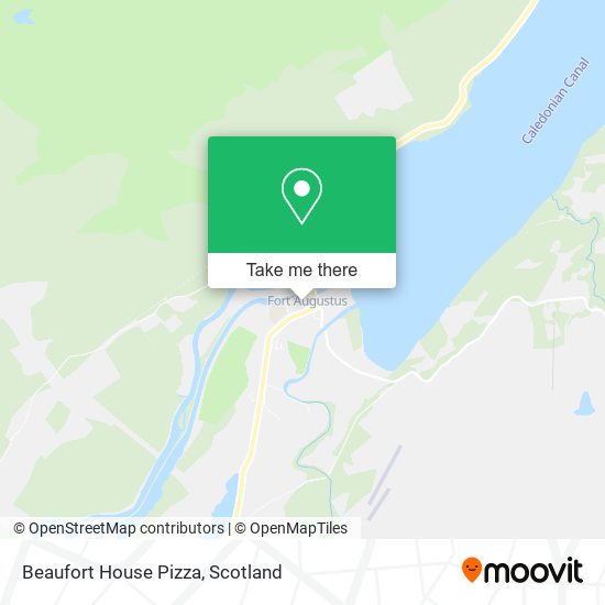 Beaufort House Pizza map