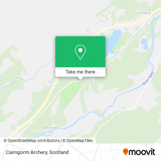 Cairngorm Archery map