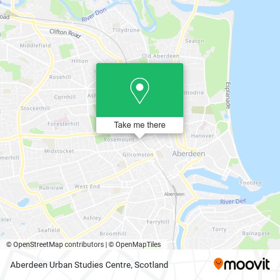 Aberdeen Urban Studies Centre map