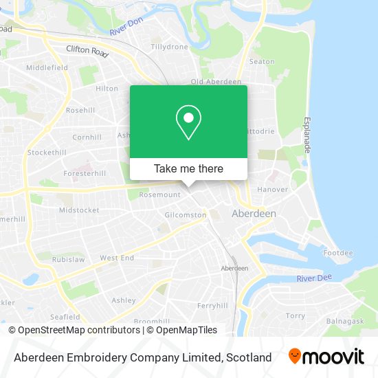 Aberdeen Embroidery Company Limited map