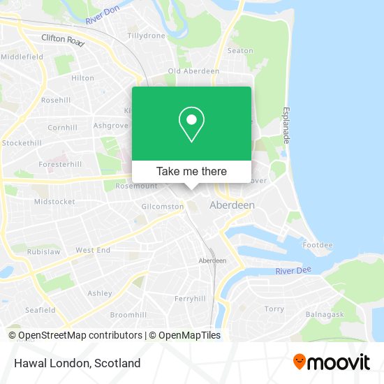 Hawal London map