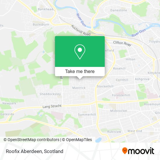Roofix Aberdeen map