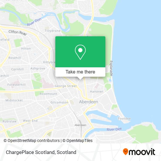 ChargePlace Scotland map