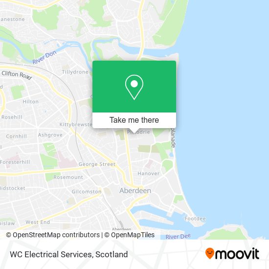 WC Electrical Services map