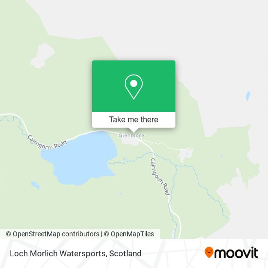 Loch Morlich Watersports map