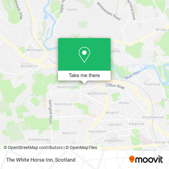 The White Horse Inn map