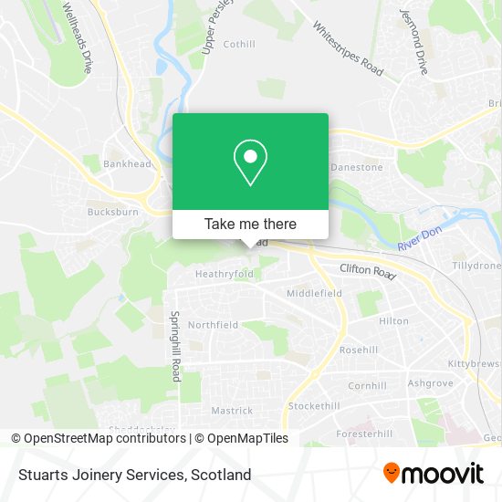 Stuarts Joinery Services map