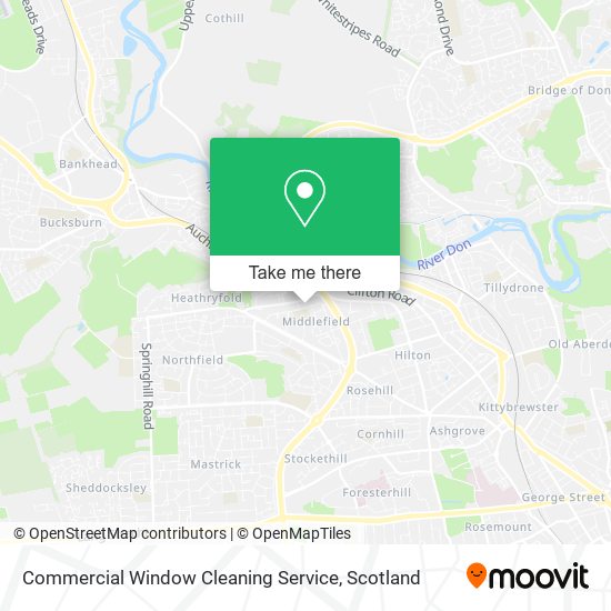 Commercial Window Cleaning Service map