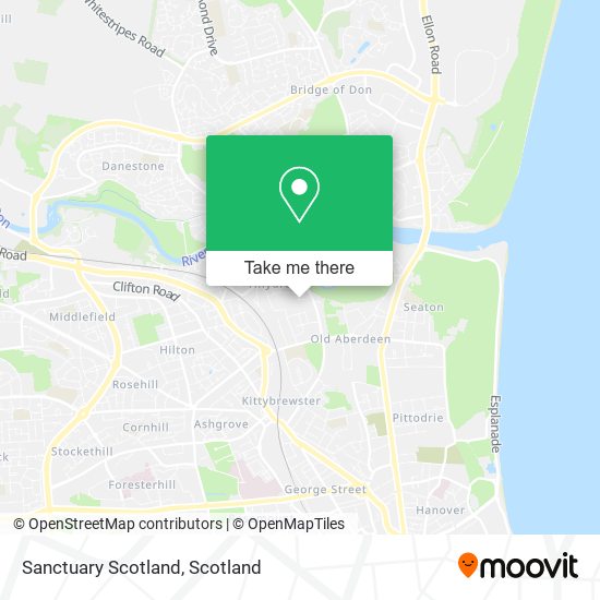 Sanctuary Scotland map