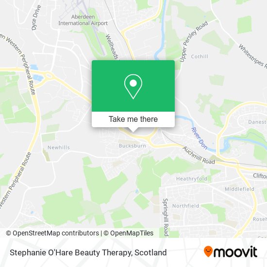 Stephanie O'Hare Beauty Therapy map
