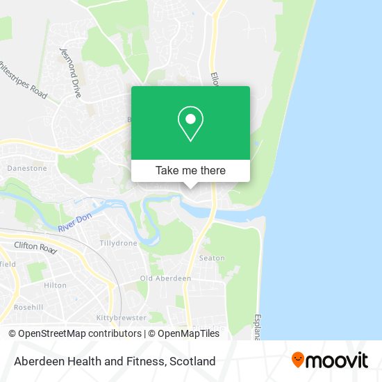 Aberdeen Health and Fitness map