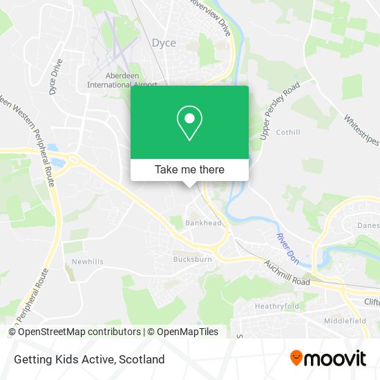 Getting Kids Active map