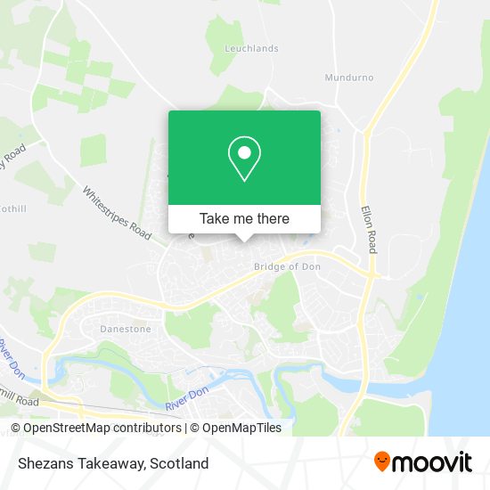 Shezans Takeaway map