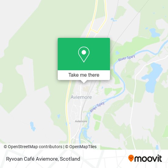 Ryvoan Café Aviemore map
