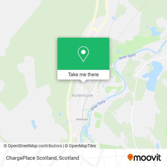 ChargePlace Scotland map