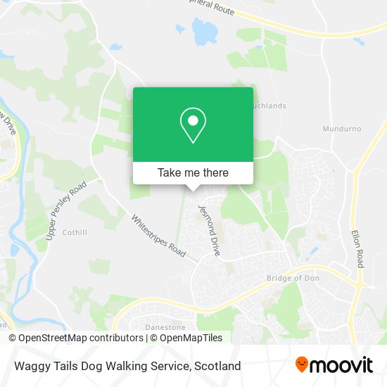 Waggy Tails Dog Walking Service map