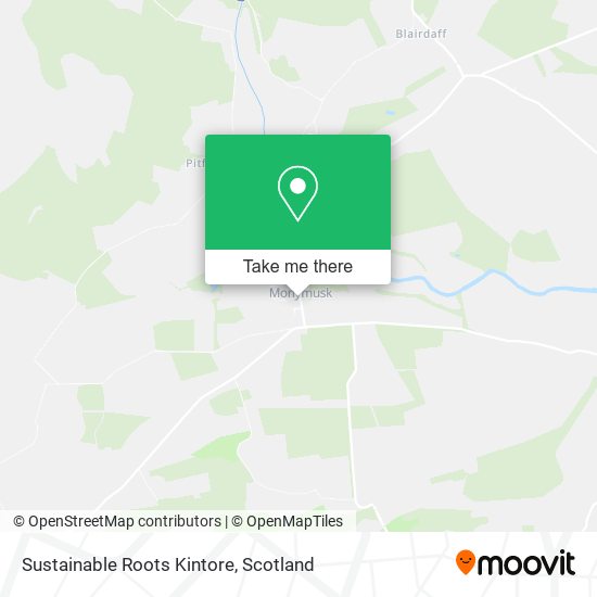 Sustainable Roots Kintore map