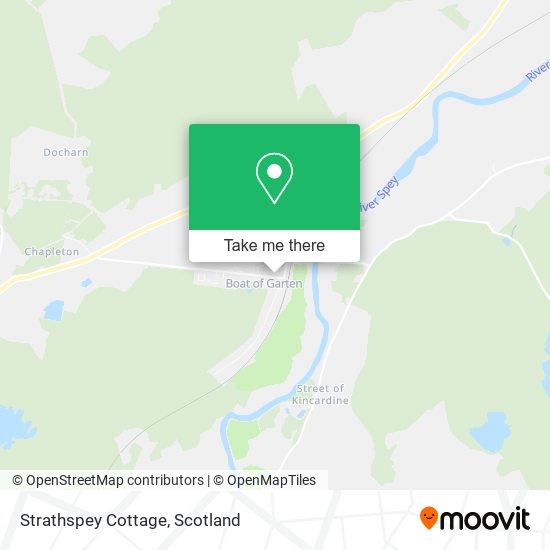 Strathspey Cottage map