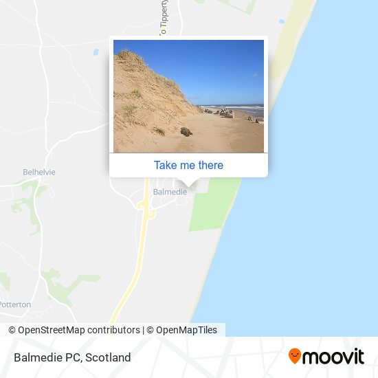 Balmedie PC map