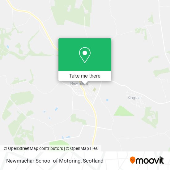 Newmachar School of Motoring map