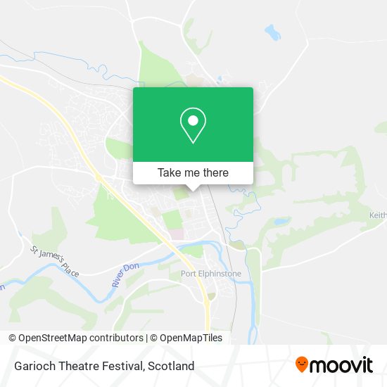 Garioch Theatre Festival map