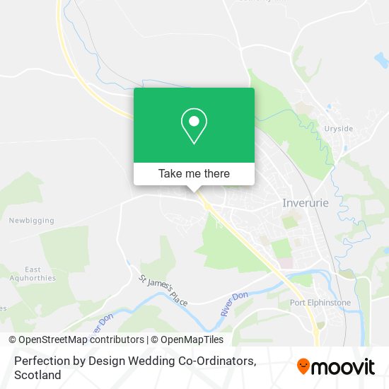 Perfection by Design Wedding Co-Ordinators map