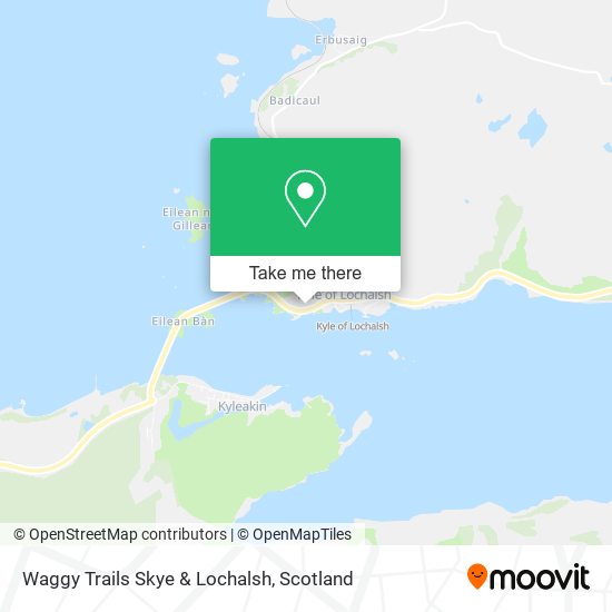 Waggy Trails Skye & Lochalsh map
