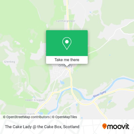 The Cake Lady @ the Cake Box map