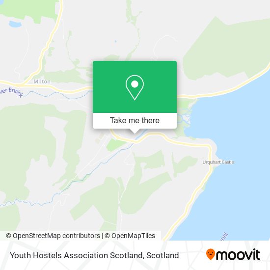 Youth Hostels Association Scotland map