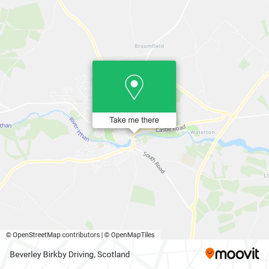 Beverley Birkby Driving map