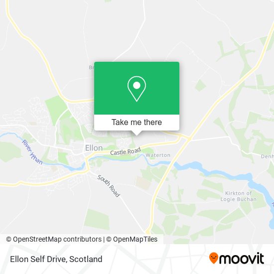 Ellon Self Drive map