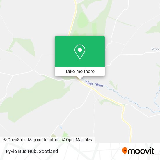 Fyvie Bus Hub map