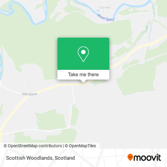 Scottish Woodlands map