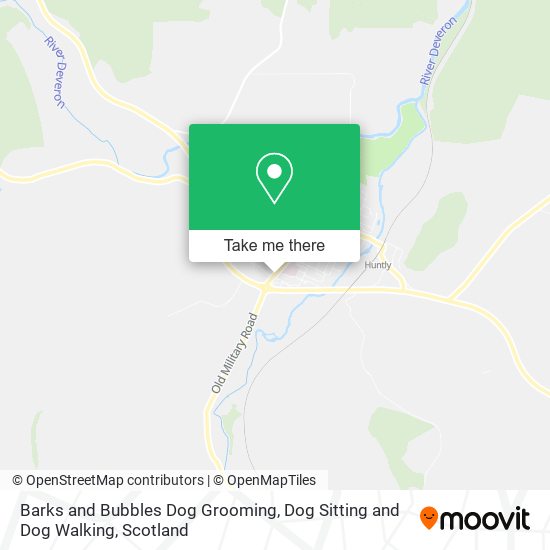 Barks and Bubbles Dog Grooming, Dog Sitting and Dog Walking map