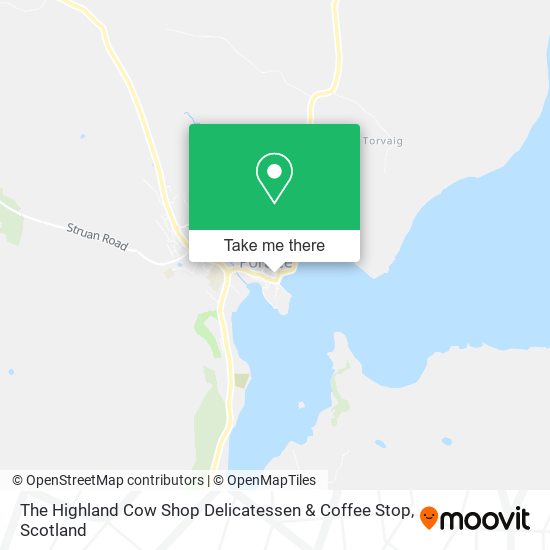 The Highland Cow Shop Delicatessen & Coffee Stop map