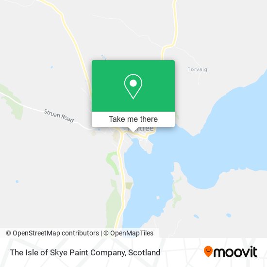 The Isle of Skye Paint Company map